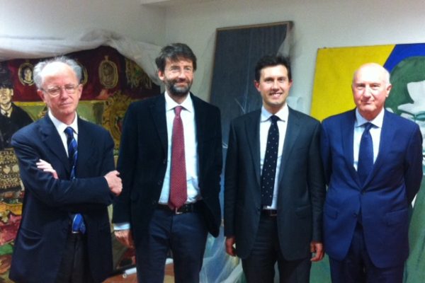 Il ministro dei beni culturali Dario Franceschini a Firenze