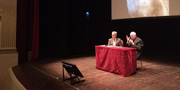 Mons. Timothy Verdon e il prof Carlo Sisi al quarto incontro del ciclo ‘Dialoghi sul limite’