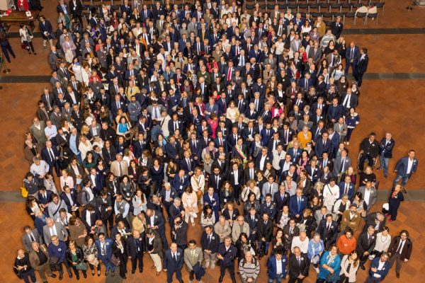 Serena Dandini e Aldo Cazzullo in Palazzo Vecchio per i 25 anni della Fondazione CR Firenze