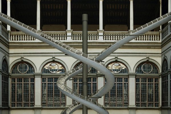 Lo ‘scivolo’ di Holler e Mancuso a Palazzo Strozzi