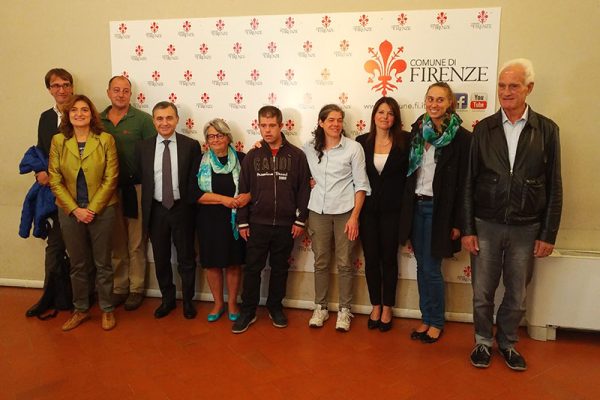 Un allevamento di alpaca i ragazzi disabili