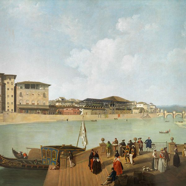 Thomas Patch L’Arno agli Uffizi durante il Carnevale, Fondazione CR Firenze