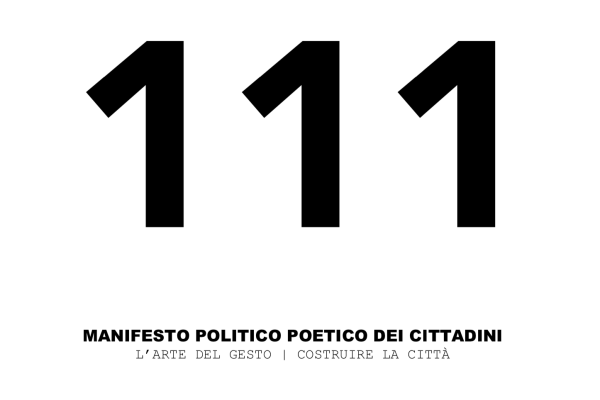 MANIFESTO 111 – Virgilio Sieni